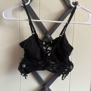 Elegant Black Lace Bralette